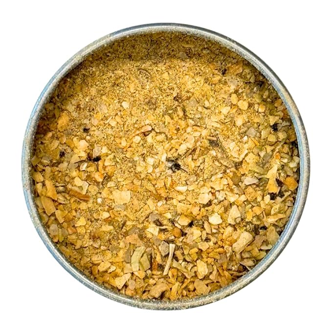 Lemon Pepper Seasoning | All Natural | Non GMO | Hand Crafted | 2.2 oz (62 g) | Gourmet Spice Mix | Small Batch | Artisanal Rub | Seasoning Pack | Magnetic Tin | Gustus Vitae | #251