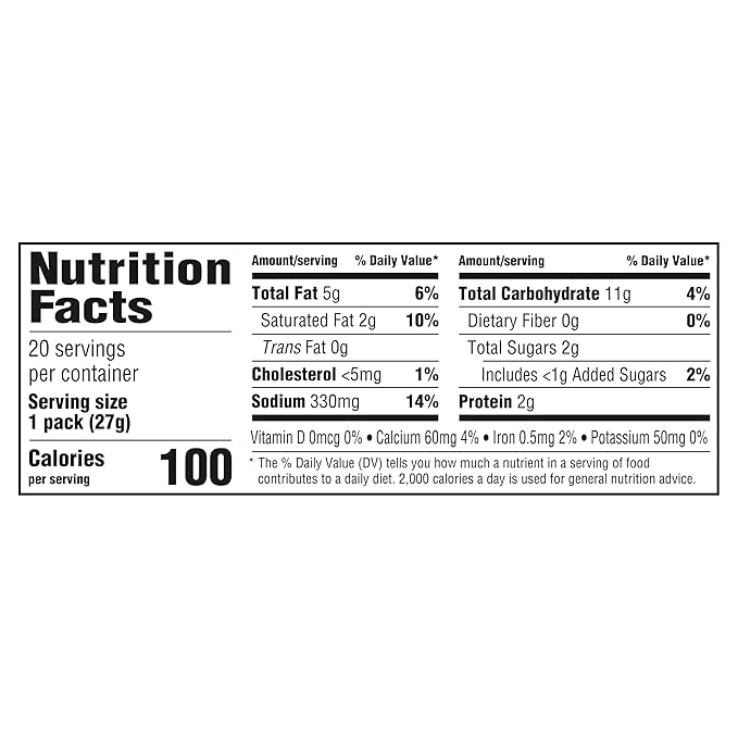 Handi-Snacks RITZ Crackers 'N Cheesy Dip Snack Packs, 20 Snack Packs (Pack of 2)