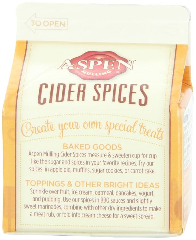 Aspen Mulling Cider Spices, Cinnamon Orange Blend, 5.65-Ounce Carton (Pack of 9)
