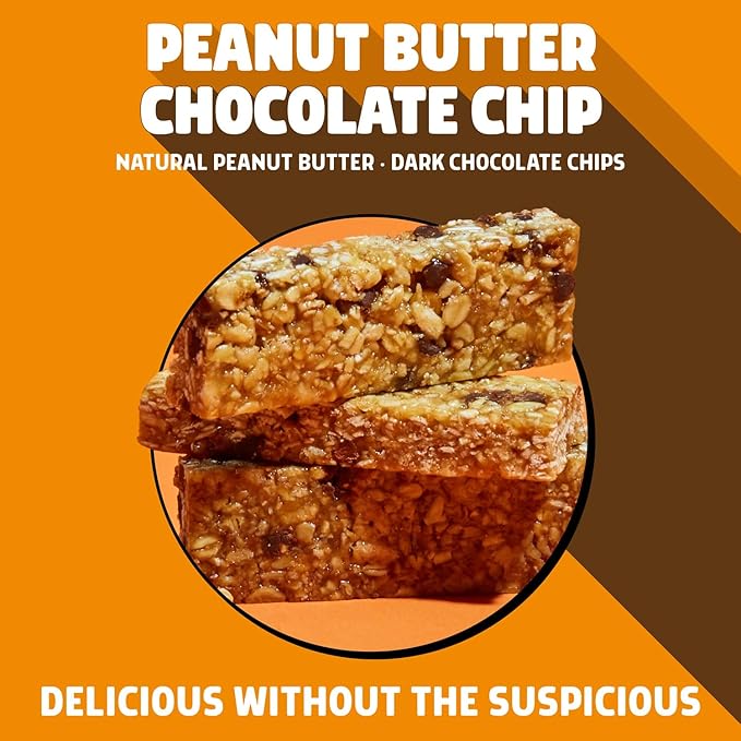 JUNKLESS Chewy Granola Bar 4?멑lavor Variety Pack (24 Bars)?밡on?멒MO, Gluten?멑ree, Less Sugar Snack Bars??Chocolate Chip, Double Chocolate, Peanut Butter Chocolate Chip & Real Strawberry, 4 Boxes