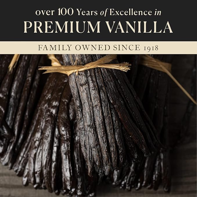 25 Organic Madagascar Whole Vanilla Beans, Grade A Pods, Premium Vanilla Beans for Making Extract & Baking - Cook?™s