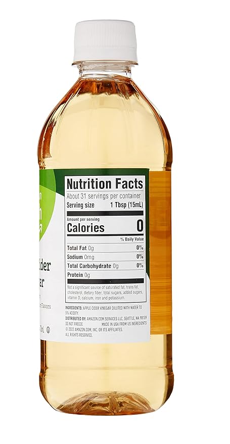 Amazon Fresh, Apple Cider Vinegar, 16 Oz