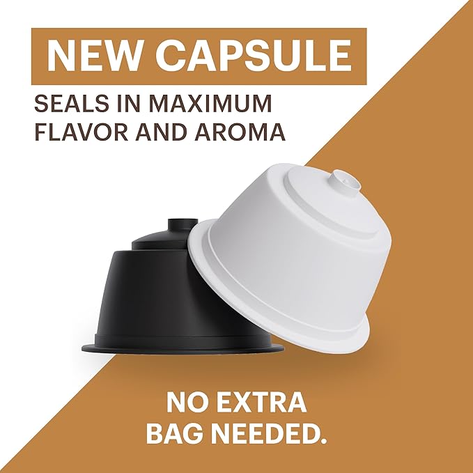 G GRANA Cappuccino Coffee Capsules Compatible with Nescafe Dolce Gusto Machines, 64 Single Serve Pods - 100% Arabica Single Source Ethical Coffee