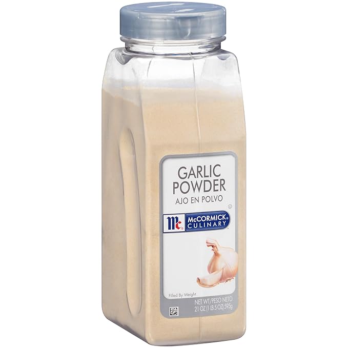McCormick Culinary Garlic Powder, 21 oz (Pack of 6) - Six 21 Ounce Containers Garlic Powder Seasoning, Culinary Grade Seasoning Perfect for Recipes With Garlic Flavor