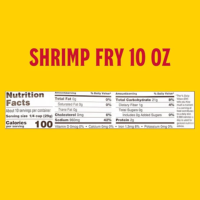 Louisiana Fish Fry Products - Seasoned Shrimp Fry Seafood Batter Mix - Also Great for Oysters and Vegetables - 10 oz. Bag (Pack of 2) - Crispy, Cajun-Style Coating
