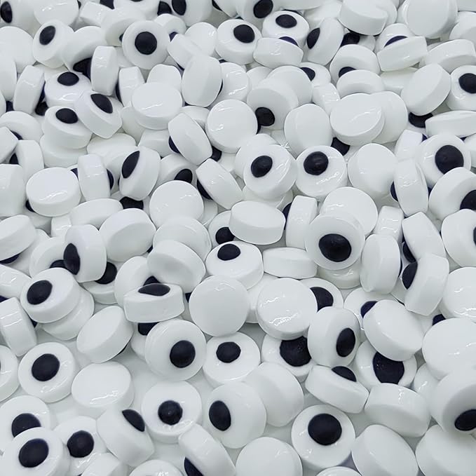 7mm Mini Candy Eyes for Decorating Edible Candy Eyes Eyeballs Halloween Sprinkles for Cake Decorations, Baking, Ice Cream, Cookies, Cupcake Topper 3OZ