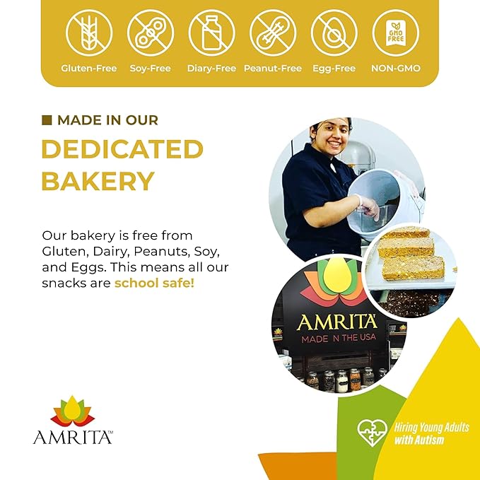 Amrita Golden Raisins 2 lb | No Added Sugar, Naturally Sweet, Gluten Free Dried Sultanas, Kishmish | Packed Fresh in Resealable Bags | Yellow and White Raisins, Vegan Snacks, Healthy Snacks