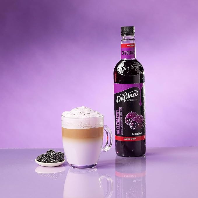 DaVinci Gourmet Boysenberry Syrup, 25.4 Fluid Ounce (Pack of 5)