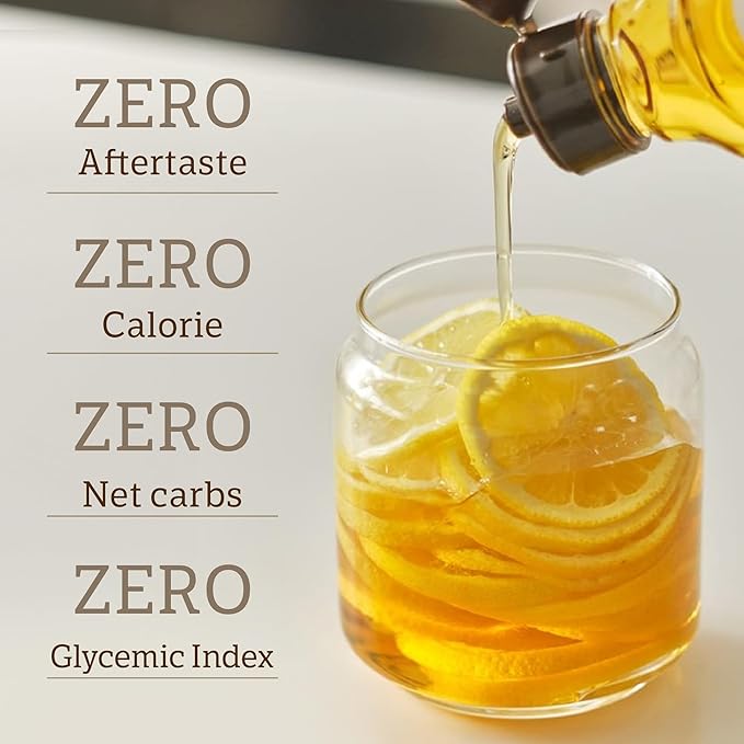 My Normal Keto Allulose 32oz - Allulose 99.52%, Monk Fruit, Stevia Blend Thin Syrup, Zero Calorie Sweetener, 1:1 Sugar Substitute, Low Glycemic, Gluten Free, Zero Net Carbs, Zero Sugar