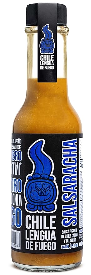 Hot Sauce | Chile Lengua de Fuego (Pack of 1, Salsaracha) – Garlic & Jalapeño Sriracha-Style Hot