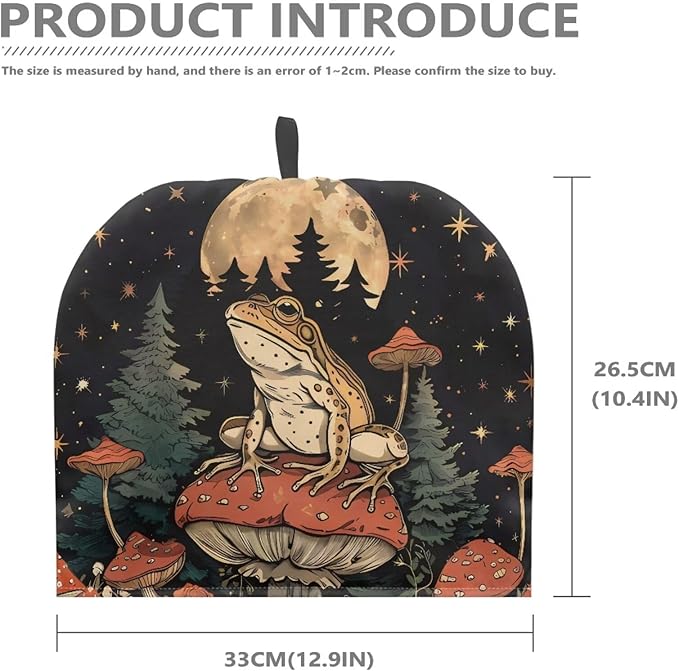 Generic Hudotybom Mushroom Frog Tea Cozy for Teapot Insulated Large Teapot Cover to Keep Warm Tea Kettle Cover Machine Washable Coffee Pot Cloth Covers Kitchen Home Decorations, CZA49