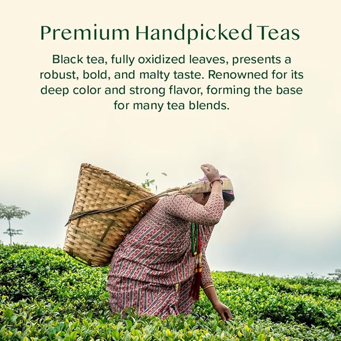 VAHDAM, Assorted Black Tea Loose Leaf Tea Gift Set (10 Flavors) Gift Ideas for Women & Men | Directly Sourced From Assam and Darjeeling | Resealable Ziplock Pouch | Gifts for Him/Her