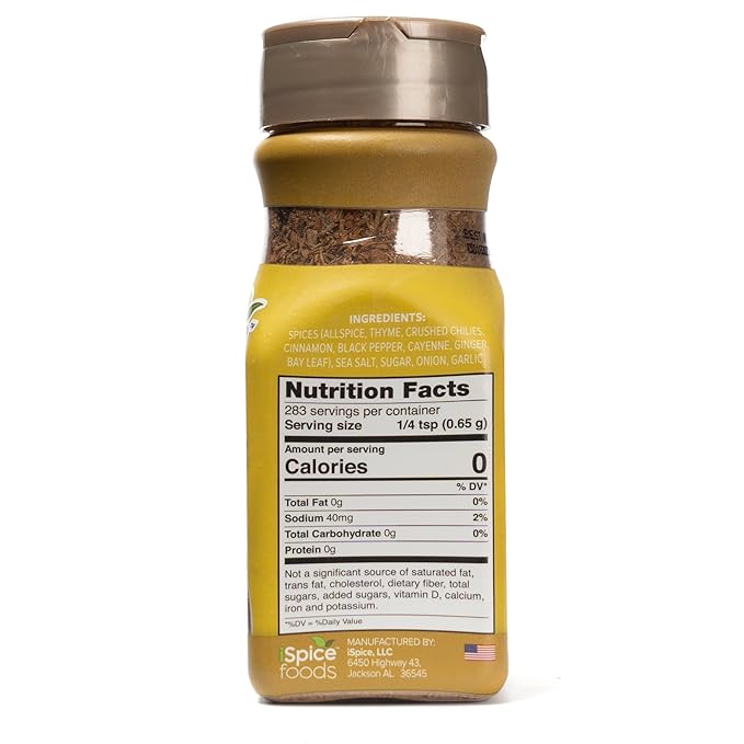 iSpice - JAMAICAN JERK SEASONING World Flavor Super Spice Blend | All Natural | Ready to use as is | No preparation is necessary