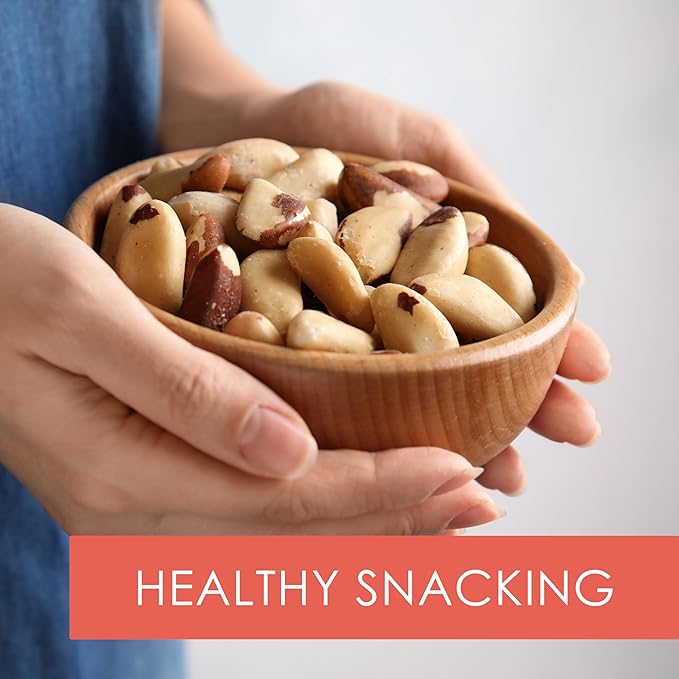 Raw Brazil Nuts 5 Pounds | Whole Natural Unsalted Brazilian Nuts, Not Roasted | Healthy Protein Snack Whole Foods, Keto, Vegan Diet Friendly | Compare to Organic Brazil Nut | Kosher | Jaybee's