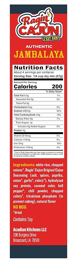 Ragin Cajun Jambalaya 8oz (Pack of 3)