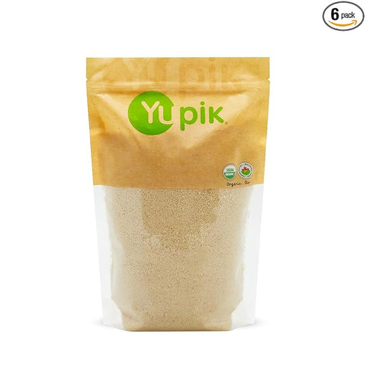 Yupik Organic Blanched Almond Meal/Flour, (35.3 OZ), Non-GMO, Vegan, Gluten-Free (Pack of 6)