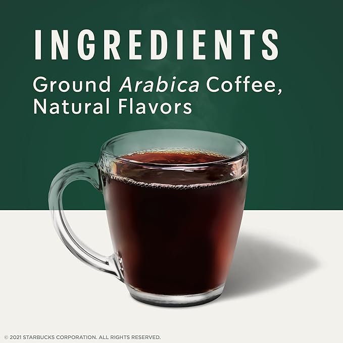Starbucks K-Cup Coffee Pods, Cinnamon Dolce Flavored Coffee for Keurig Brewers, Naturally Flavored, 100% Arabica, 6 boxes (60 pods total)