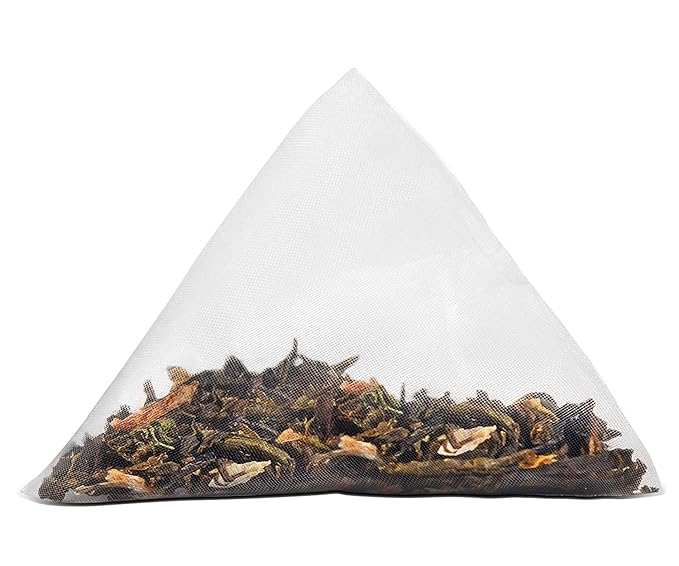 Two Leaves and a Bud Jasmine Green Tea Bags, 15 Count (Pack of 6) Whole Leaf Green Tea in Pyramid Sachet Bags, Compostable Sachets, Delicious Hot or Iced with Milk or Sugar or Honey or Plain