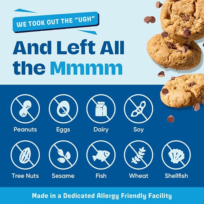Partake Gluten Free Crunchy Chocolate Chip & Vanilla Sprinkle Cookies Variety Pack - Vegan - Free From the Top 9 Allergens Including Dairy, Wheat, Soy, Eggs, & Peanuts - Non GMO - Safe School & Office Snack (4 Pack, 4oz Resealable Bags)