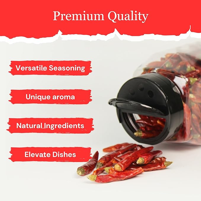 Byait Korean Whole Chili Peppers 5 Oz, Pure Red Chilies for Authentic Korean Cooking, Kimchi, Seasoning, Jeonche Gochu, Perfect for Soups, Stews, Stir-Fries & Spice Blends