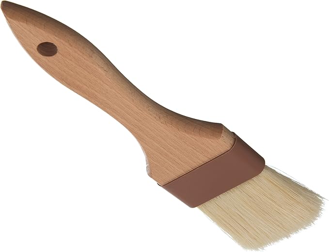SPARTA 4037400 Boarhair Wide Brush, Flat Brush with Handle Hole, 8.25"L x 2"W, Wood Handle