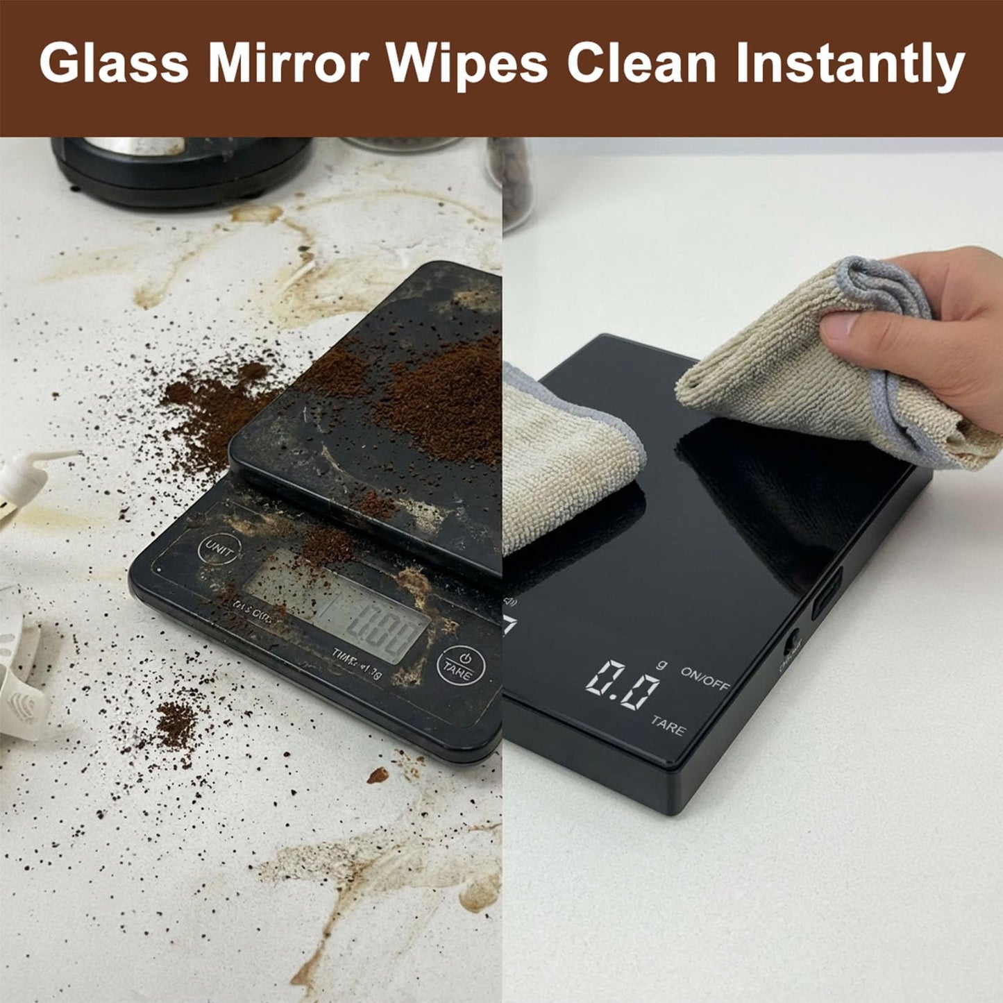 Coffee Scale with Timer, 0.1g Precision Mini Espresso Scale
