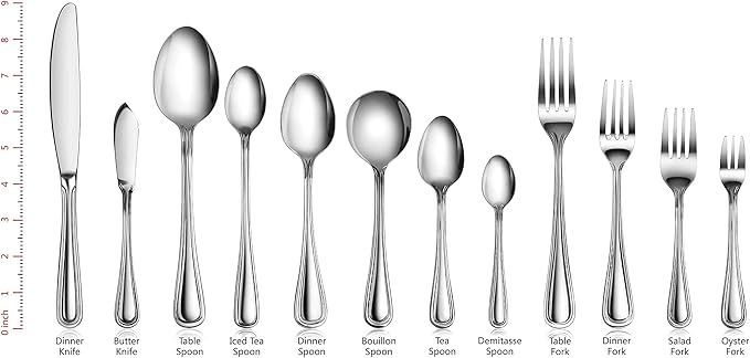 New Star Foodservice 1029871 Slimline Pattern, 18/0 Stainless Steel, Coffee Spoon, 4.75-Inch, Set of 12