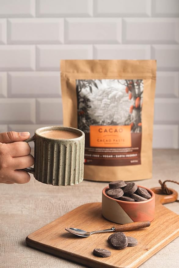 Cacao Adventures| Ceremonial Grade Cacao | 100% Pure | Dairy Free & Vegan | Unsweetened | Peruvian | High Amazon Basin, 8 oz