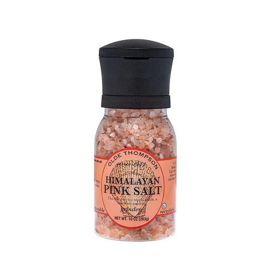 Olde Thompson Himalayan Pink Salt Grinder, 10 Ounce