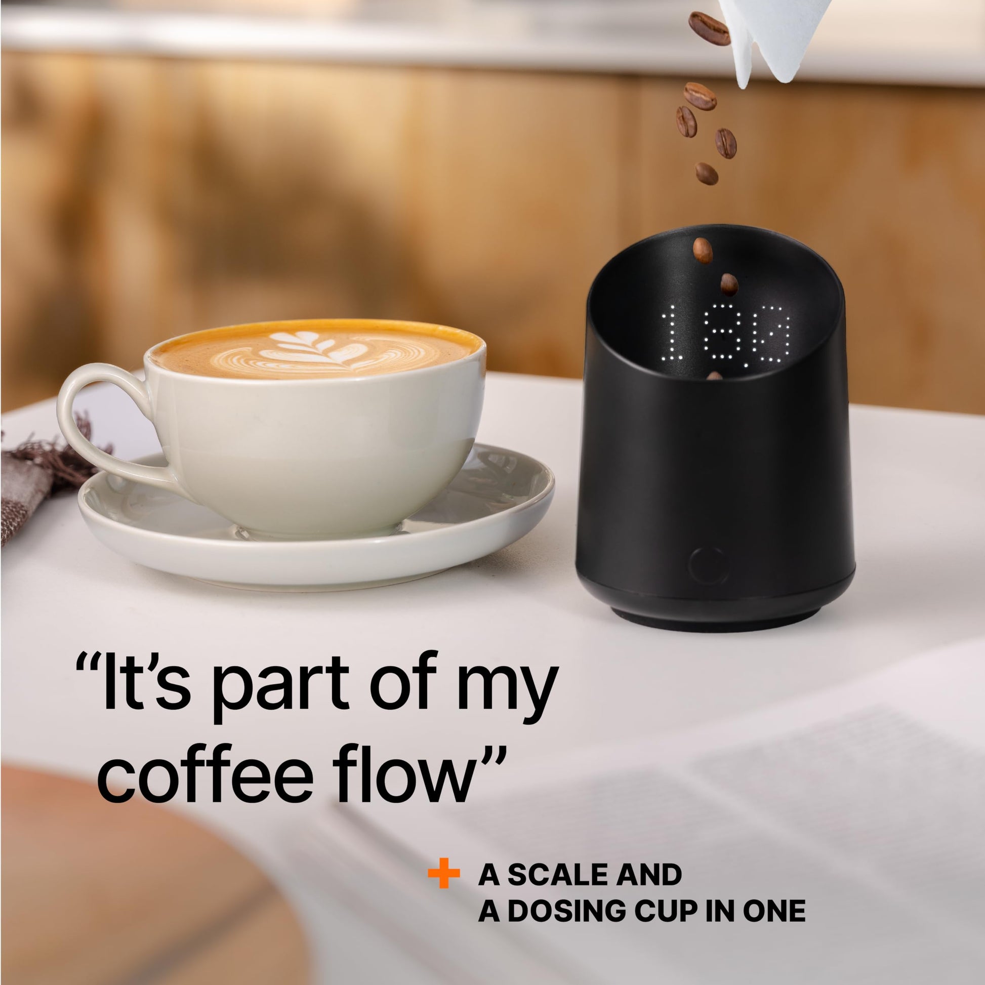 Subminimal SubScale Digital Dosing Cup with LED Display - Black
