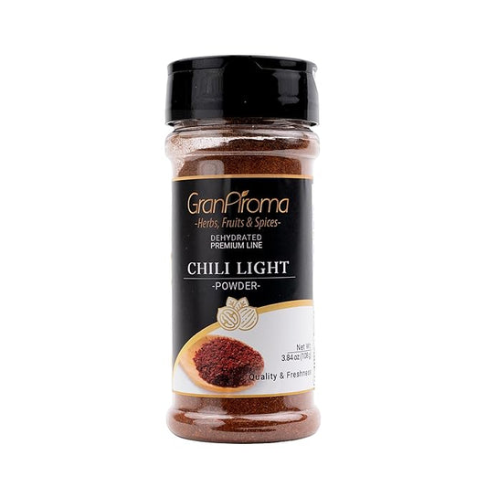 GranAroma Light Chili Powder, Chilis & Dry Rubs, Flavorful, Light Taste (3.84 Ounce)