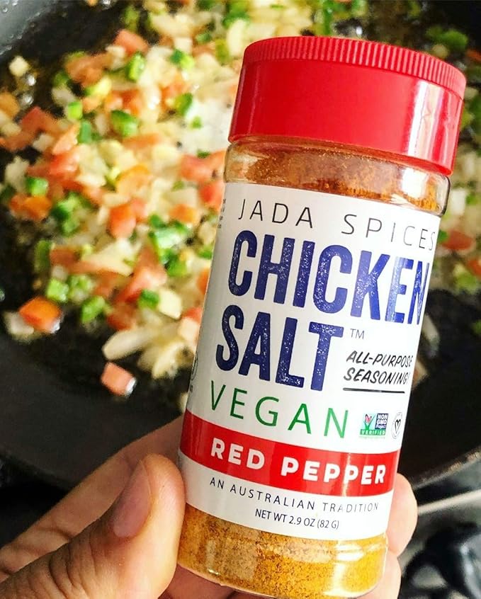 JADA Spices Chicken Salt Spice and Seasoning - Original, Lime, Red Pepper - Vegan, Keto & Paleo Friendly - Perfect for Cooking, BBQ, Grilling, Rubs, Popcorn and more - Preservative & Additive Free