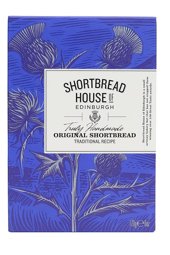 Shortbread House of Edinburgh Truly Handmade Original Recipe Shortbread Fingers, 6oz Box (Pack of 1)