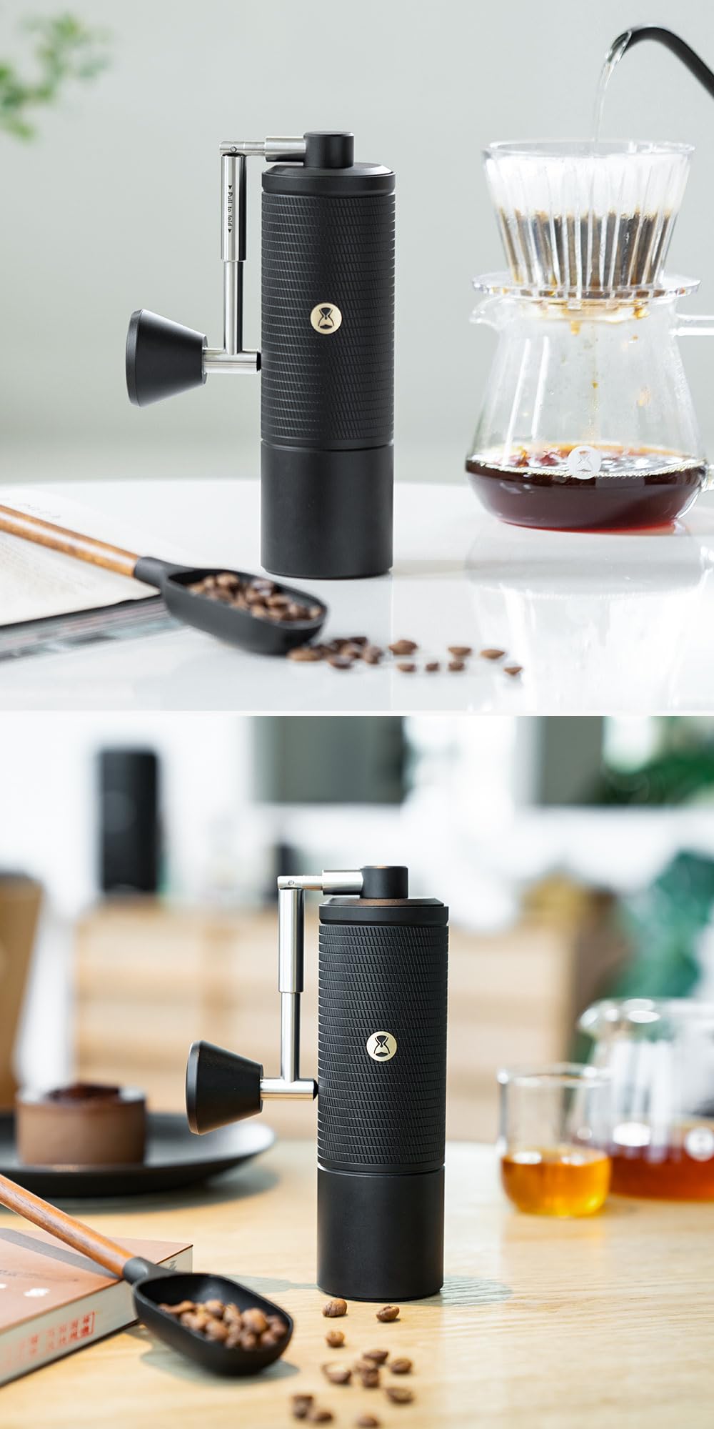 TIMEMORE C5 Pro Manual Coffee Grinder Capacity 30g with CNC Stainless Steel Conical Burr - Internal
