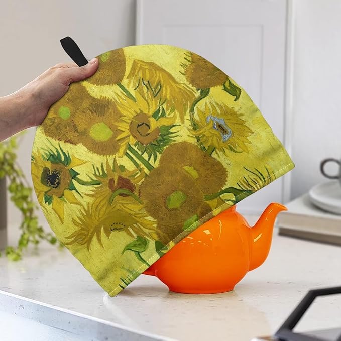 Tea Cozy for Teapot Insulated Starry Night Teapot Cozy for Keeping Warm Durable Tea Pot Decor Dust Home Kitchen Decorative Teapot Protector for Gifts