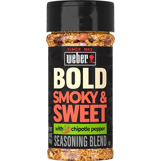 Weber BOLD Smokey & Sweet Seasoning Blend, 6.4 oz