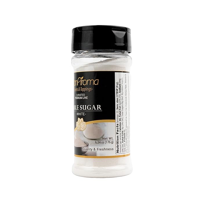 GranAroma White Table Sugar, Crystal Clear Sugar, Rich and Pure (6.24 Ounce)