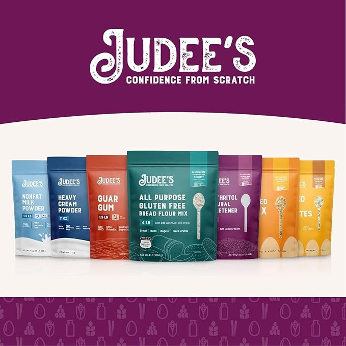 Judee's Seasoning 4 oz for Salad Dressings, Seasonings, and Dips - Add to Soups, Stews, or Chilis - Sprinkle over French Fries and Appetizers - Gluten-Free and Nut-Free (Ranch)