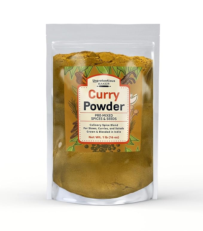 Unpretentious Curry Powder (1 lb), Add to Dressings & Marinades, Culinary Blend of Spice for Soups, Stews, Sauces