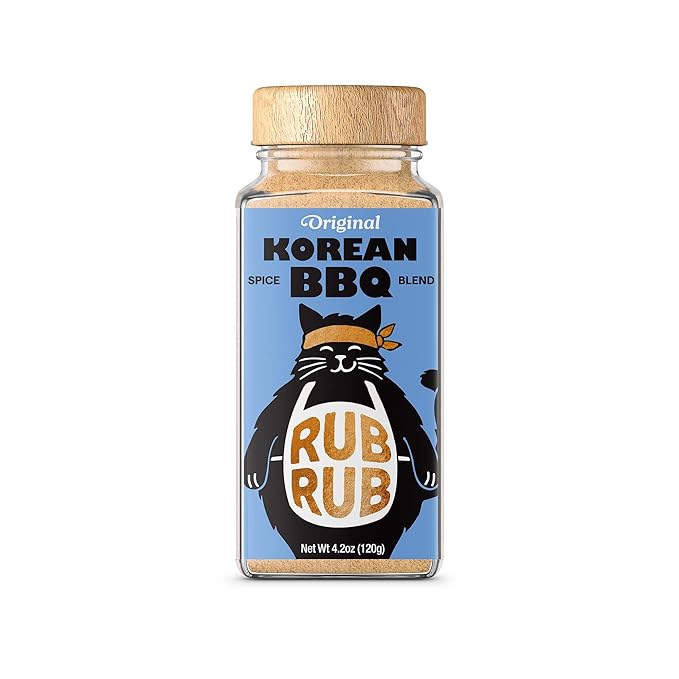 RubRub Original Korean BBQ Rub ??Seasons Like a Spice, Finishes Like a Sauce ??Bold, Savory-Sweet Flavor for Meat & Veggies ??Perfect for Grilling, Searing, or Air Frying ??Restaurant-Quality Korean BBQ at Home