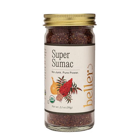SUPER SUMAC | 2.1 oz | Organic Spice Blend Seasoning | Rachel Beller Nutrition Power Spicing