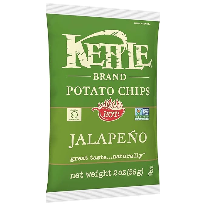 Kettle Brand Jalapeno Chips, 2-ounces (Pack of24)