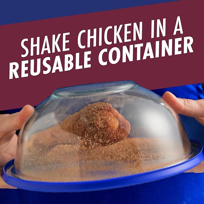 BBQ Glaze Seasoned Coating Mix, 2 Pouches for 2 Meals, 6 oz Box (Pack of 5)