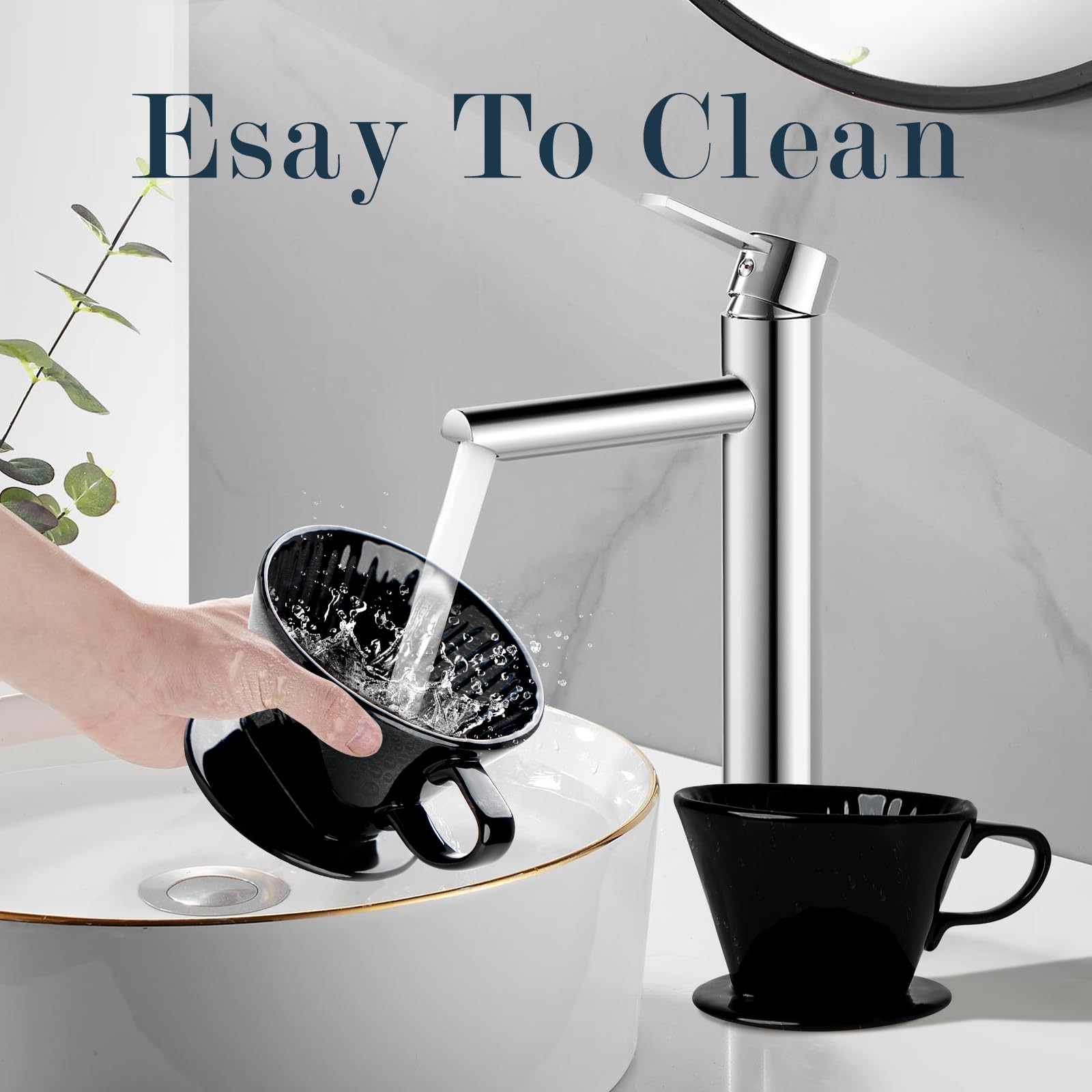 hailanbao Handmade Pour Over Ceramic Coffee Dripper