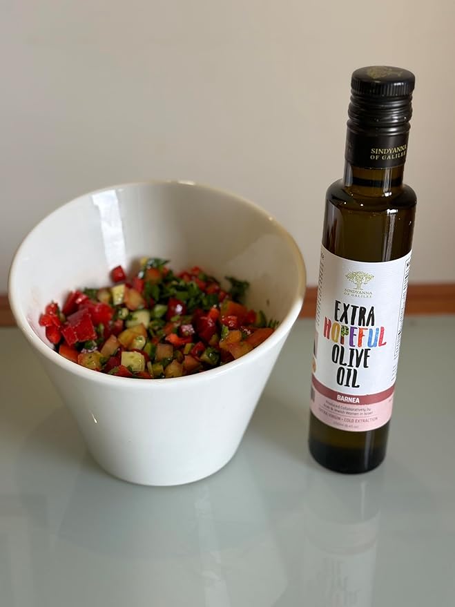 SINDYANNA OF GALILEE, Awarded Extra Virgin Olive Olive Oil, Cold Pressed, Made in Israel, Kosher, Vegan, Keto & Cold Presse, 250ml (Barnea)