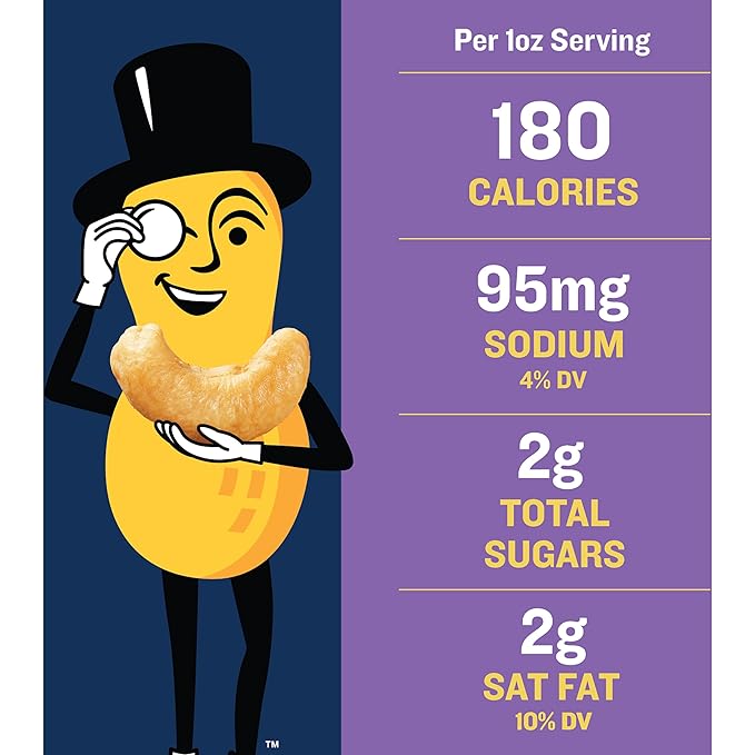 PLANTERS Deluxe Salted Mixed Nuts, Roasted Cashews, Almonds, Pecans, Pistachios, and Hazelnuts, Party Snacks, Plant-Based Protein, Quick Snack for Adults, After School Snack, 34oz Container