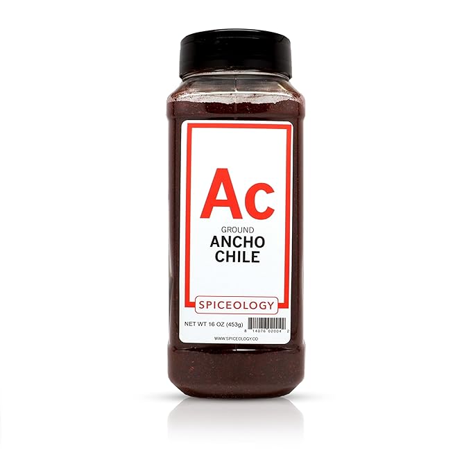 Spiceology - Ground Ancho Chile - Ancho Chili Pepper Powder - 16 ounces