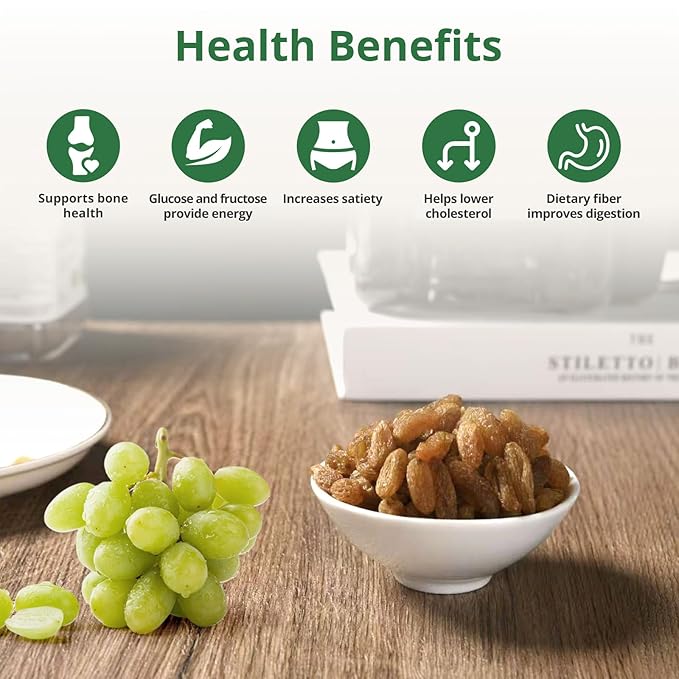 Naturebliss Premium Golden Raisins, Seedless Grape Dried Fruit Snacks, No Sugar Added, No Preservatives, Non-GMO, Naturally Shade-Dried Raisins, Healthy Power Gummy Snack (11 OZ/Pack of 1)