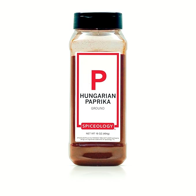 Spiceology ??Ground Paprika ??Mild, Sweet Red Pepper Spice for Rubs, Stews, Roasted Veggies & Global Cuisines ??Use in Blends, Sauces & Garnishes ??16 oz