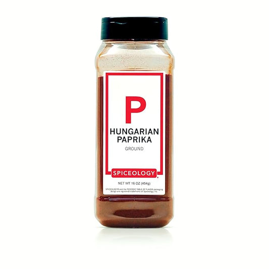 Spiceology ??Ground Paprika ??Mild, Sweet Red Pepper Spice for Rubs, Stews, Roasted Veggies & Global Cuisines ??Use in Blends, Sauces & Garnishes ??16 oz